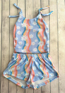 Tie Crop & Breezy Shorts - 12-18 Month